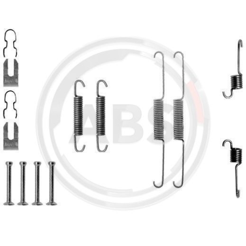 Zubehörsatz Bremsbacken A.b.s. 0763Q für Fiat Hinterachse