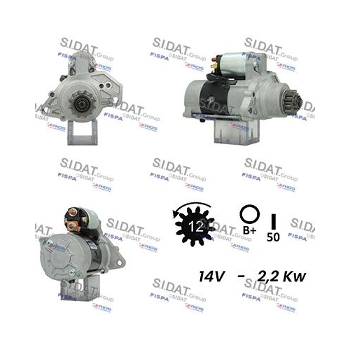 Starter Sidat S12MH0569A2 für Mitsubishi Nissan