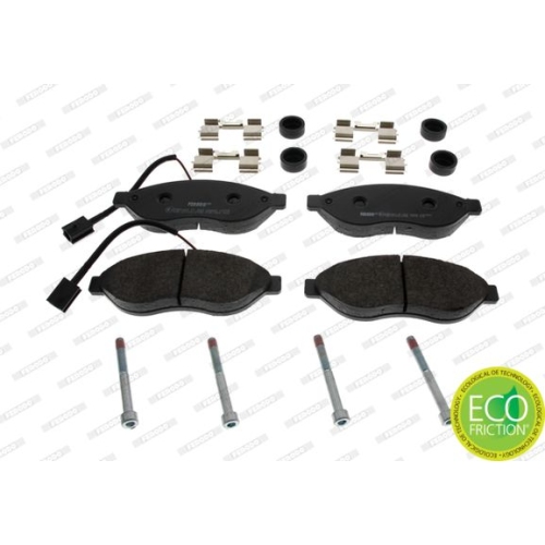 Brake Pad Set Disc Brake Ferodo FVR1923 Premier Eco Friction for Citroën Fiat