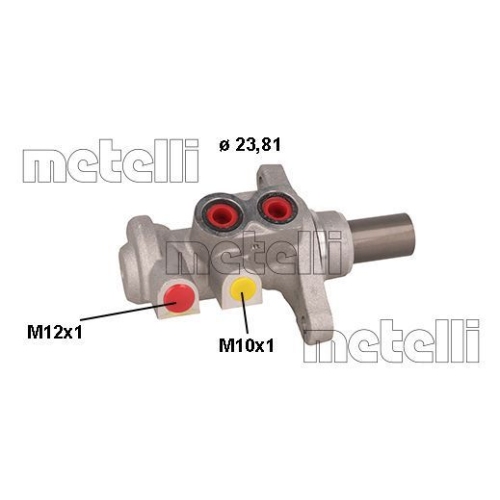 Hauptbremszylinder Metelli 05-0706 für Ford