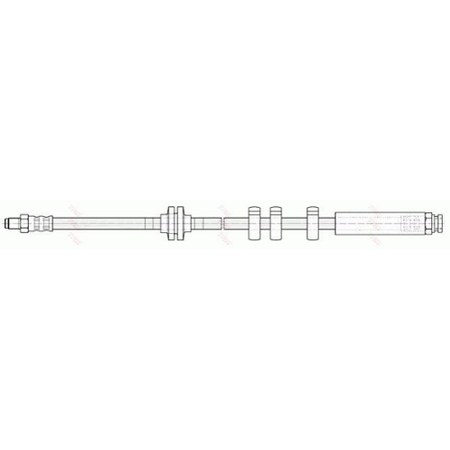 Bremsschlauch Trw PHB450 für Fiat Vorderachse Links Rechts