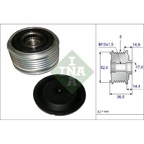 Generatorfreilauf Ina 535 0129 10 für Mercedes Benz Mercedes Benz Mercedes Benz