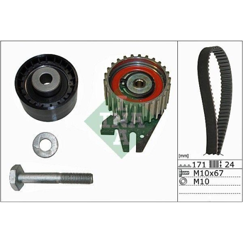 Zahnriemensatz Schaeffler Ina 530 0606 10 für Alfa Romeo Lancia