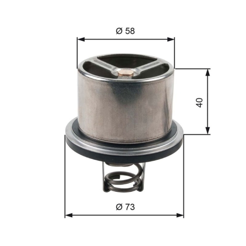 Thermostat Kühlmittel Gates TH07882 für Bmw Chrysler Daf Dodge Volvo Cummins