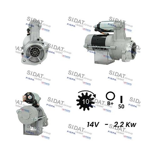 Starter Sidat S12VA0174A2 für Hyundai Kia