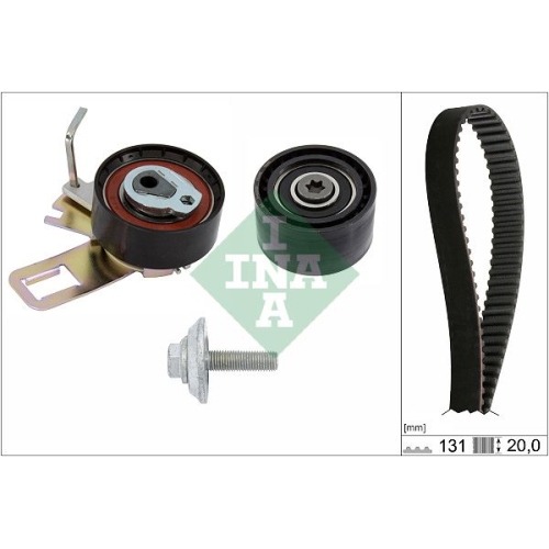 Zahnriemensatz Ina 530 0760 10 für Citroën Ford Opel Peugeot Toyota Vauxhall DS