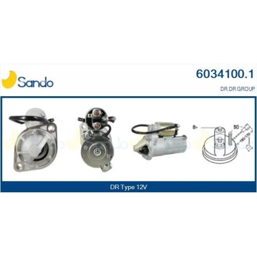 Starter Sando 6034100.1 für DR