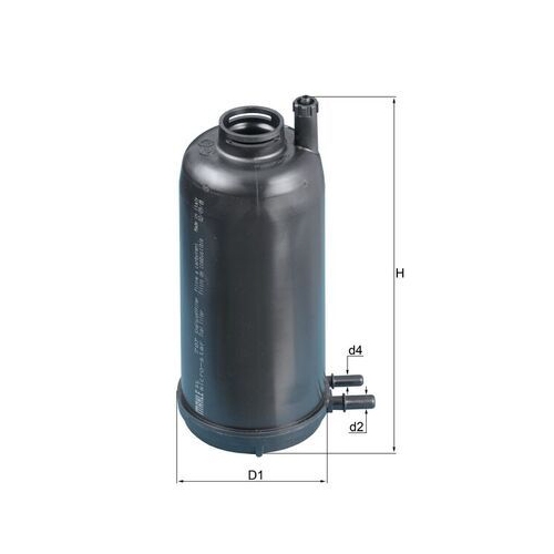 Kraftstofffilter Mahle KL 707D für Iveco Mitsubishi Fuso (mitsubishi)