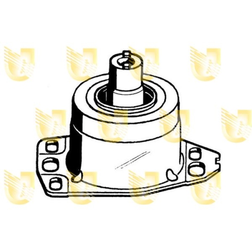 Lagerung Motor Unigom 395301 für Fiat Lancia Vorne Links