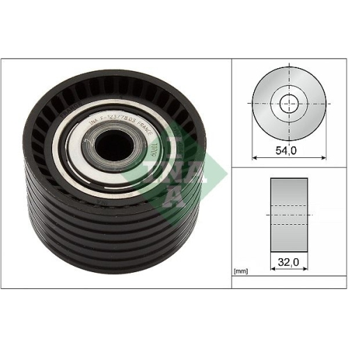 Umlenk /führungsrolle Zahnriemen Ina 532 0774 10 für Nissan Renault Dacia