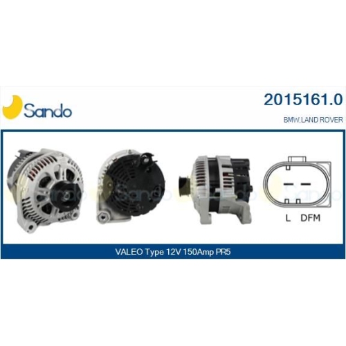 Generator Sando 2015161.0 für Bmw Fiat Mini