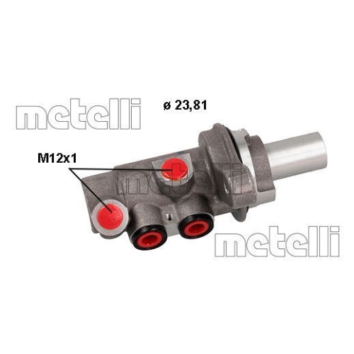 Hauptbremszylinder Metelli 05-0894 für Nissan Renault