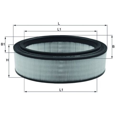 Luftfilter Mahle LX 2844 für Nissan Renault Dacia