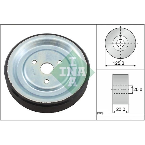 Umlenk /führungsrolle Keilriemen Ina 532 0912 10 für Bmw Citroën Opel Peugeot DS