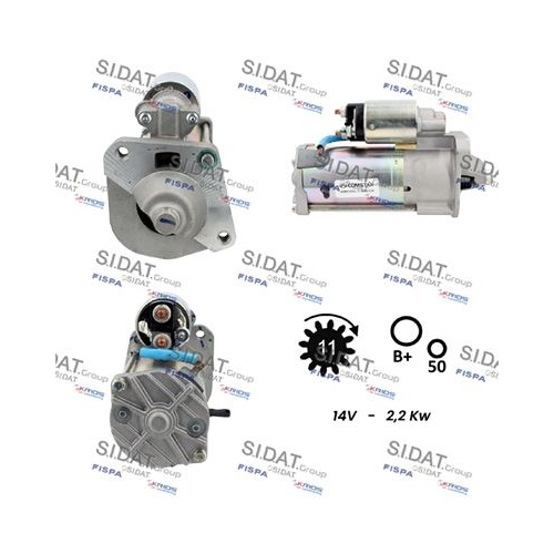 Starter Sidat S12VS0160 für Ford Volvo