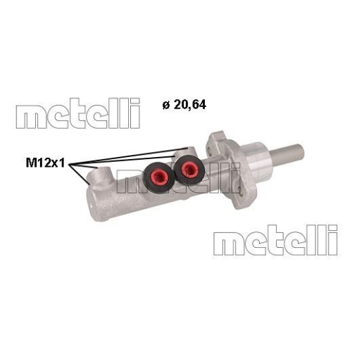 Hauptbremszylinder Metelli 05-1118 für Seat Skoda VW