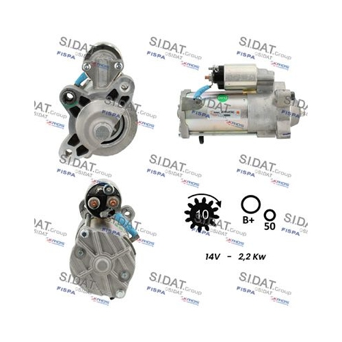 Starter Sidat S12VS0481 für Ford Volvo