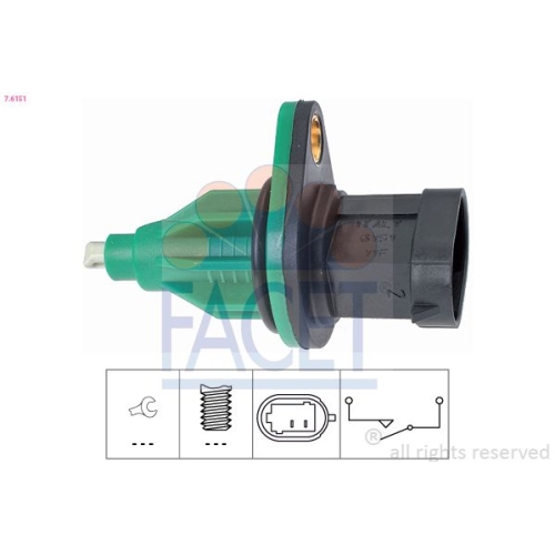 Schalter Rückfahrleuchte Facet 7.6151 Made In Italy - Oe Equivalent für Nissan