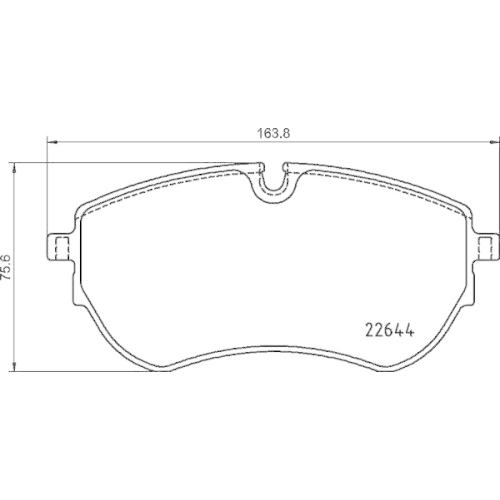 Bremsbelagsatz Scheibenbremse Brembo P85173 Prime Line für Audi Seat Skoda VW