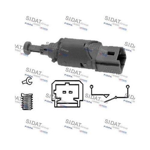 Bremslichtschalter Sidat 5.140095 für Nissan Opel Renault Chevrolet