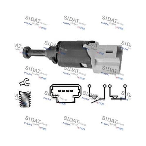 Bremslichtschalter Sidat 5.140098 für Nissan Renault Dacia