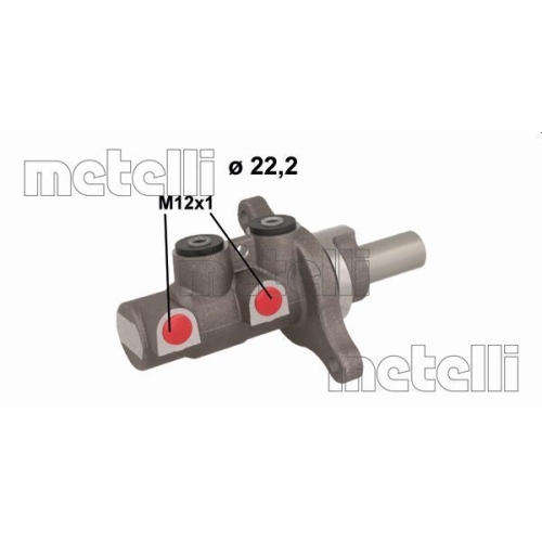 Hauptbremszylinder Metelli 05-1150 für Hyundai Kia