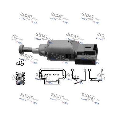 Bremslichtschalter Sidat 5.140103 für Renault