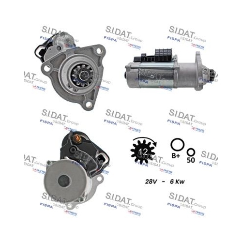 Starter Sidat S24BH0118 für Daf Vauxhall