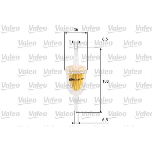 Kraftstofffilter Valeo 587000 für Alfa Romeo Bmw Citroën Fiat Ford Innocenti Man