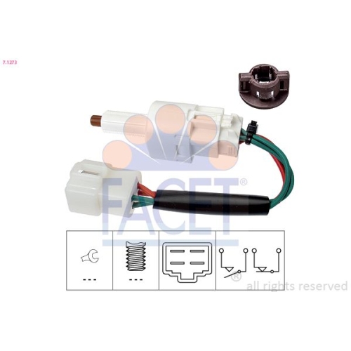 Bremslichtschalter Facet 7.1273 Made In Italy - Oe Equivalent für Opel Suzuki