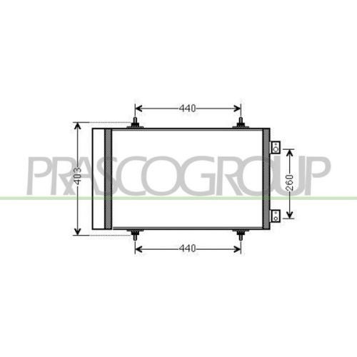 Kondensator Klimaanlage Prasco CI942C002 Prascoselection für Citroën Fiat Lancia