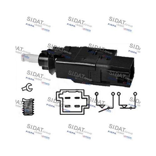 Bremslichtschalter Sidat 5.140119 für Mercedes Benz Mercedes Benz Mercedes Benz