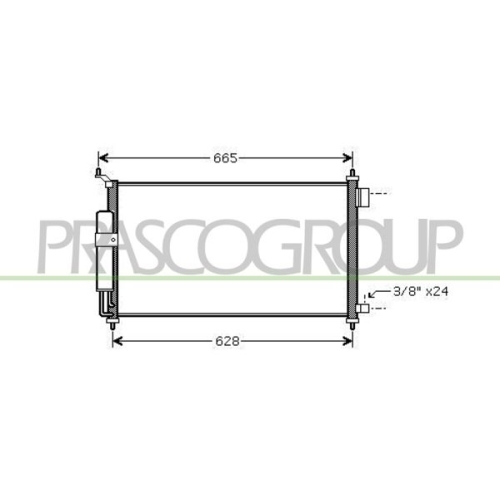 Kondensator Klimaanlage Prasco DS011C004 Prascoselection für Nissan