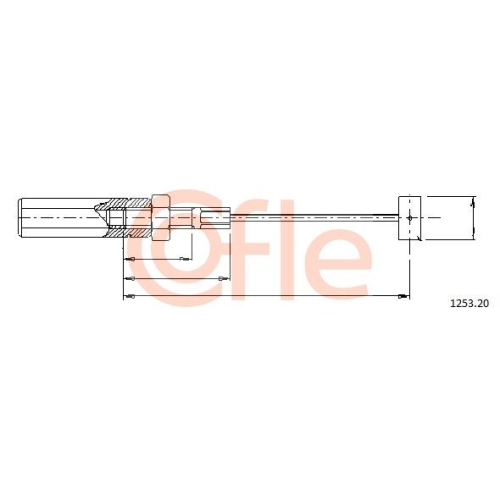 Gaszug Cofle 1253.20 für