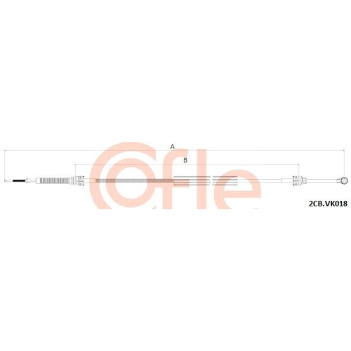 Seilzug Schaltgetriebe Cofle 2CB.VK018 für Audi Seat Skoda VW