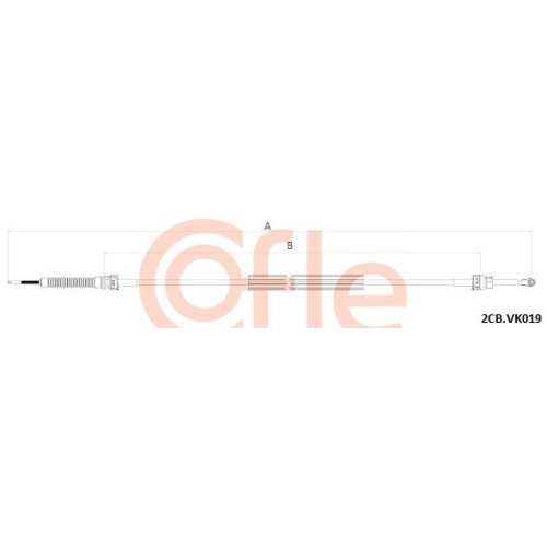 Seilzug Schaltgetriebe Cofle 2CB.VK019 für Seat Skoda VW