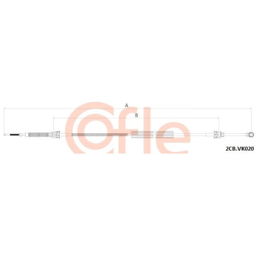 Seilzug Schaltgetriebe Cofle 2CB.VK020 für Audi Seat Skoda VW