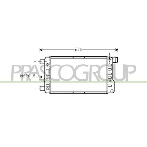 Kühler Motorkühlung Prasco FT017R001 Prascoselection für Fiat