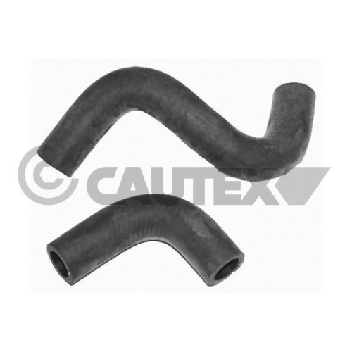 Schlauch Wärmetauscher (heizung) Cautex 026800 für Renault Dacia Eingang