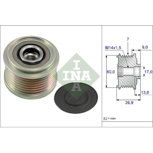 Generatorfreilauf Ina 535 0215 10 für Bmw Toyota Hyundai Kia Lexus Mini