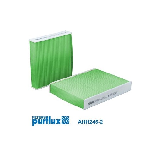 Filter Innenraumluft Purflux AHH245-2 Cabinhepa+ für Peugeot