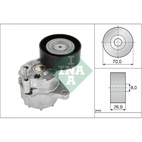 Riemenspanner Keilrippenriemen Ina 534 0481 10 für Dodge Mercedes Benz