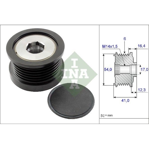 Generatorfreilauf Ina 535 0259 10 für Chrysler Fiat Ford Mazda Volvo Jeep