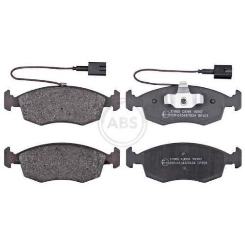 Kit Bremsbeläge vorne + hinten für Fiat Punto Bun