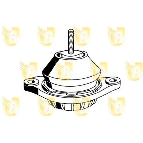 Lagerung Motor Unigom 396171 für Audi VW Für Fahrzeuge Ohne Klimaanlage