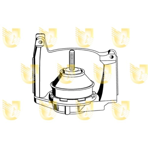 Lagerung Motor Unigom 396177 für Audi VW Vorne Rechts