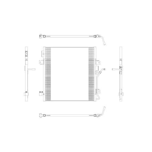 Kondensator Klimaanlage Nrf 350188 Easy Fit für Dodge Jeep