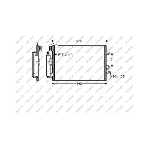 Kondensator Klimaanlage Prasco RN308C001 Prascoselection für Renault