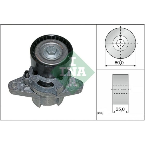 Riemenspanner Keilrippenriemen Ina 534 0271 10 für Nissan Renault Dacia