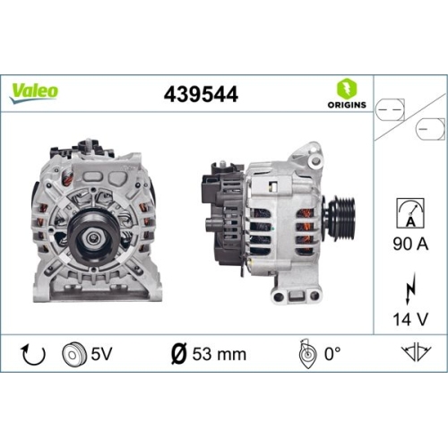 Generator Valeo 439544 Valeo Origins New Oe Technologie für Mercedes Benz